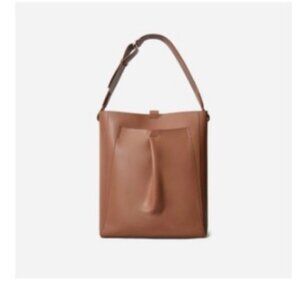 Everlane Leather Mini Studio Bag Purse - Light Tan Colour (Cognac)